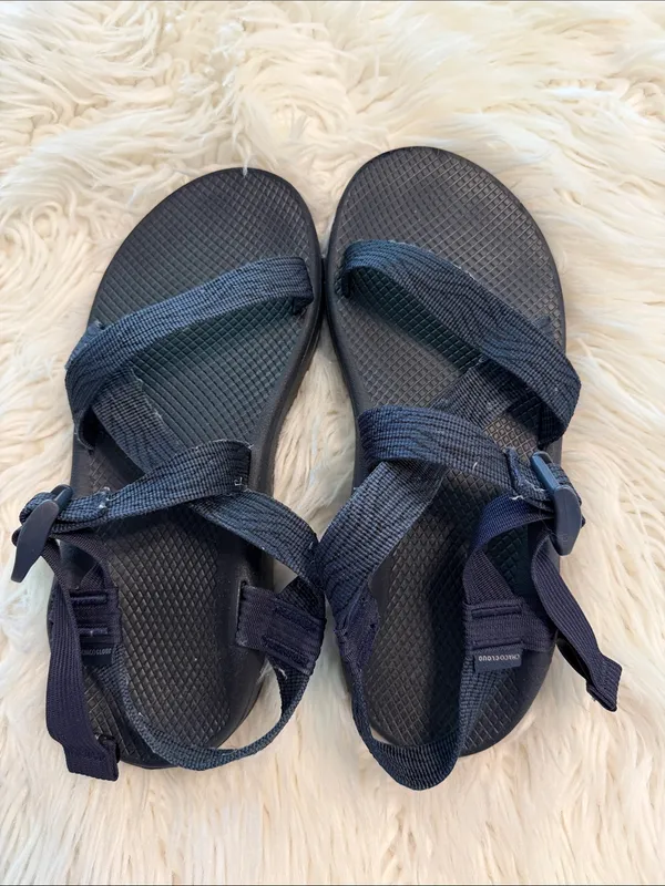 Chacos Chaco Navy Sport Sandals with Adjustable Straps size 12 good condition - Image 8