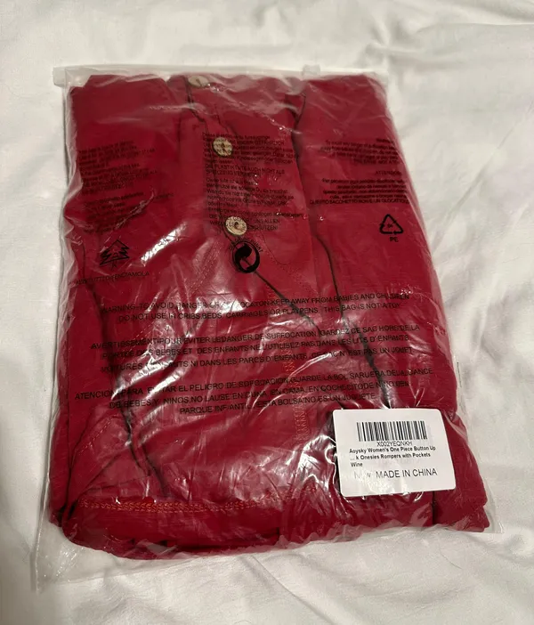 Jumpsuit / Romper Red Size L - Image 4