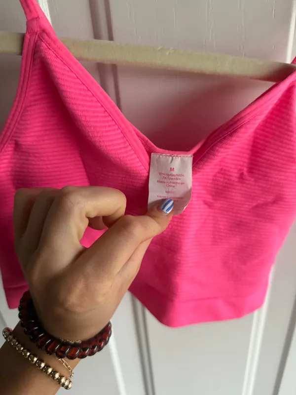 pink crop top Size M - Image 2