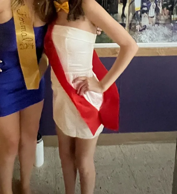 Edikted Mini Dress White - Image 3