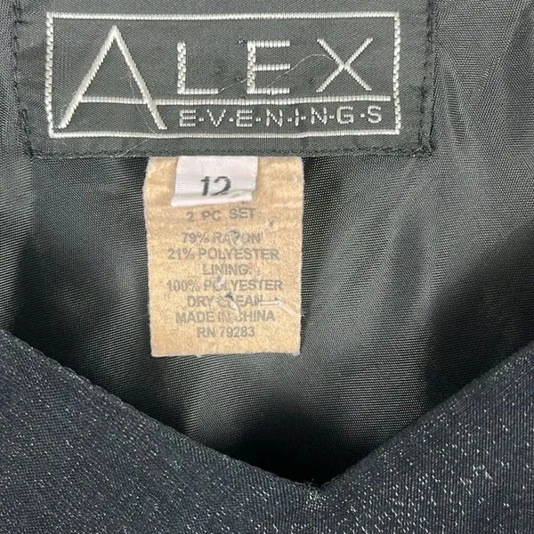 Alex Evenings slimming v-neck sleeveless maxi dress - Image 5
