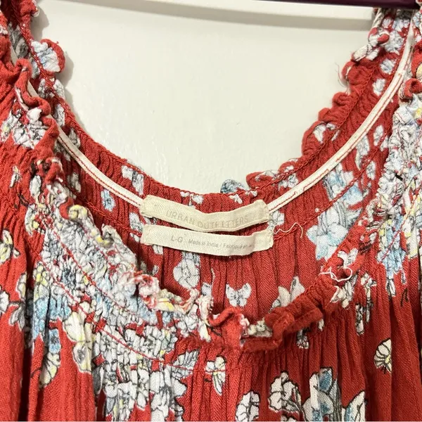 Urban Outfitters Saffron Skies l Off the Shoulder Mini Dress size L - Image 4