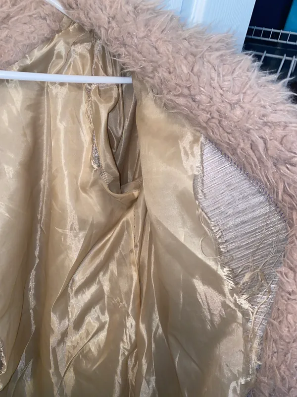 Amazon Faux Fur Jacket With Hood - Image 4