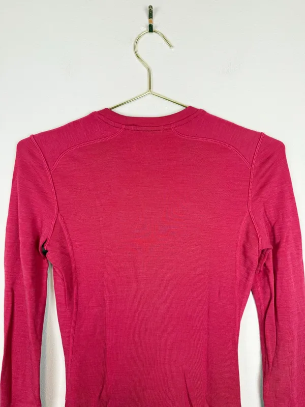 Smartwool Classic Thermal Merino Wool 250 Baselayer Long Sleeve Top Pink Size XS - Image 9