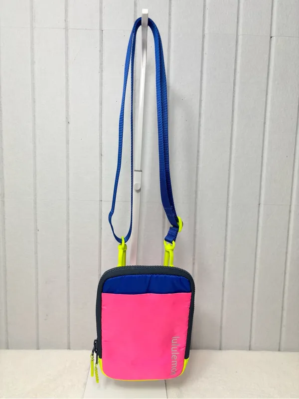 Lululemon Easy Access Crossbody Color Block Neon‎ Pink Highlight Bag - Image 7