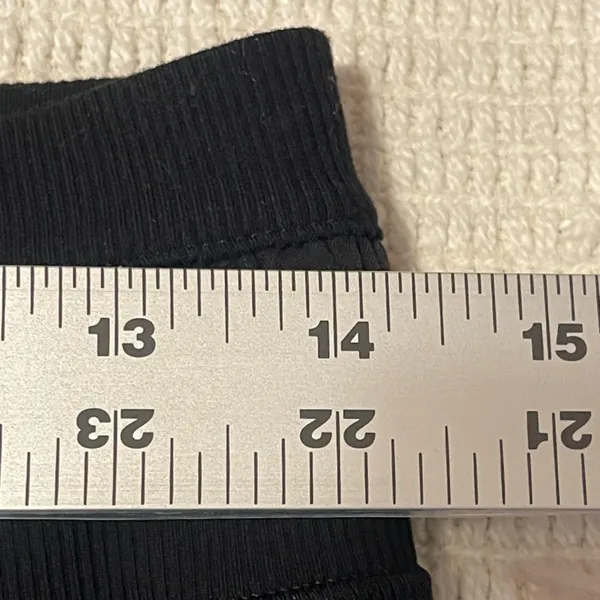 Lululemon Dance Studio Mid-Rise Cropped Black Pants Athleisure Adjustable Sporty - Image 15