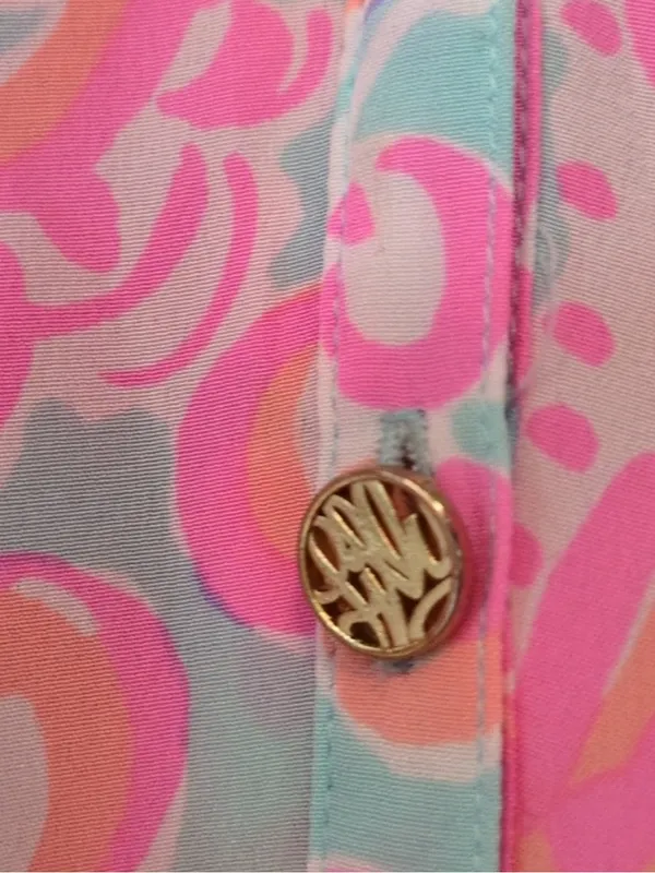 Lilly Pulitzer Elsa Too Much Bubbly 100% Silk Size Small - Image 14