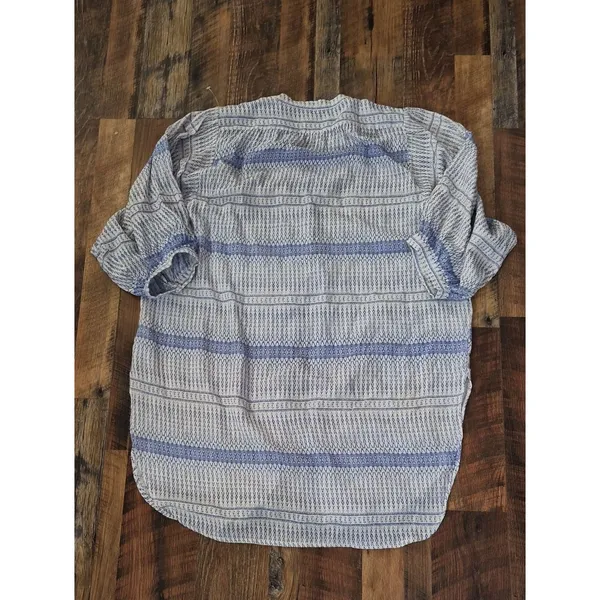 Maeve Women's Blue and White Blouse - Image 7