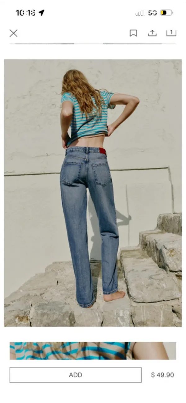 Zara 1975 straight jeans  - Image 2