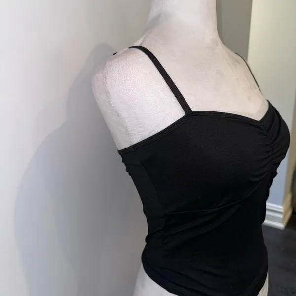 White Fox Black Tank Top - Image 3