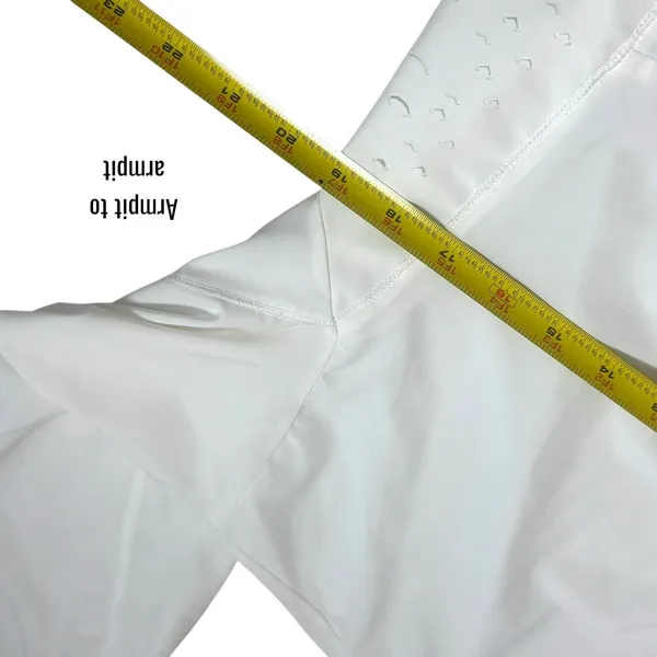 Lucky in Love White Windbreaker‎ Jacket Lightweight Athletic Tennis Golf S/M - Image 7