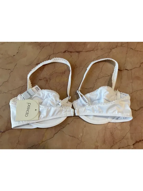 PEIXOTO Kallie Bikini Top in White Medium New Womens Swim - Image 7