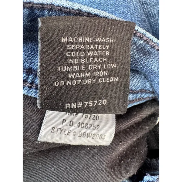 Buckle Black Curvy‎ Bootcut Jeans Medium Wash Stretch Denim 29x30 - Image 3