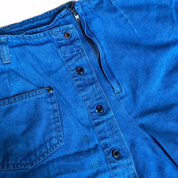 Vintage 90s light blue denim mini skort 🔥 - Image 4