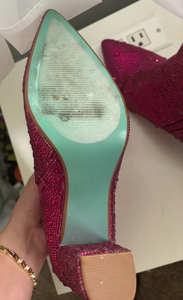 Betsey Johnson Booties Rhinestone - Image 6