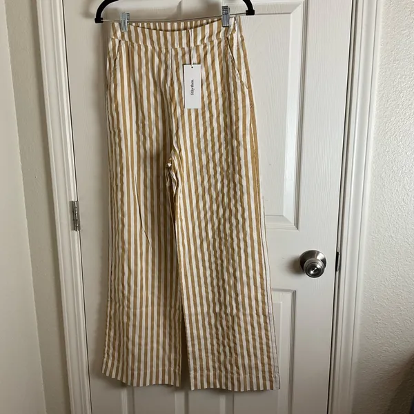 RHYTHM Woman’s Goodtimes Stripe Wide Leg Pant Size 4 - Image 2