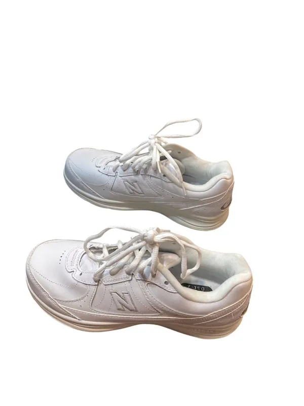 New Balance 577 wms SL2 white leather low top walking sneakers sz 8.5D SKU 10-3 - Image 4