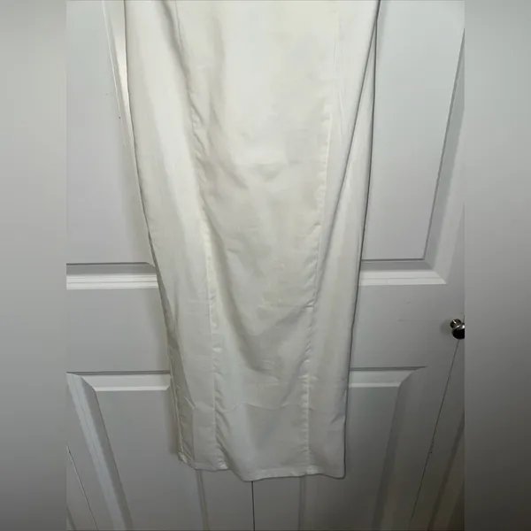 Forever 21 Lightweight Strapless Bodycon Midi Dress M White NWT - Image 3
