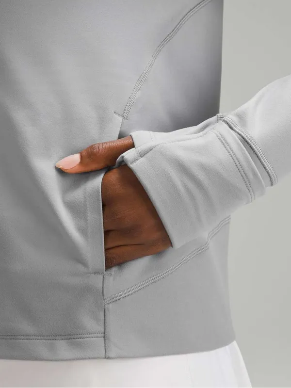 Lululemon Its Rulu Run Classic-Fit Crew Fleece in Rhino Grey - Size 8 - Image 3