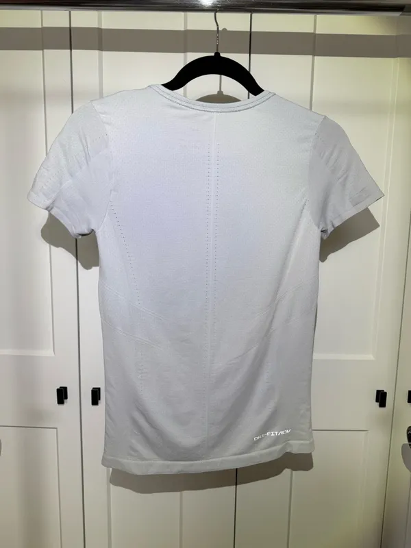 Nike White Dri-FIT Short Sleeve Women's Tee - Image 2