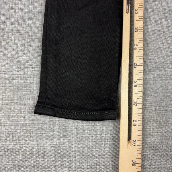 Hudson Jeans Womens 23 Black Low Rise Skinny Stretch Denim 5-Pocket Made USA - Image 6
