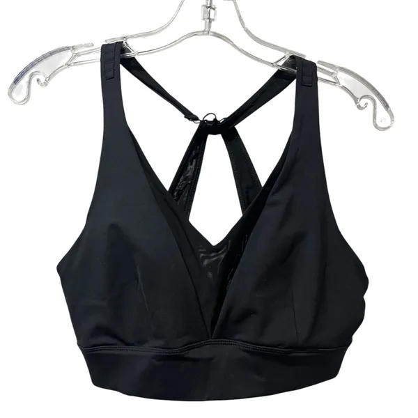 Ziya Active‎ One More Rep Black Adjustable Mesh Bra Size Medium - Image 4