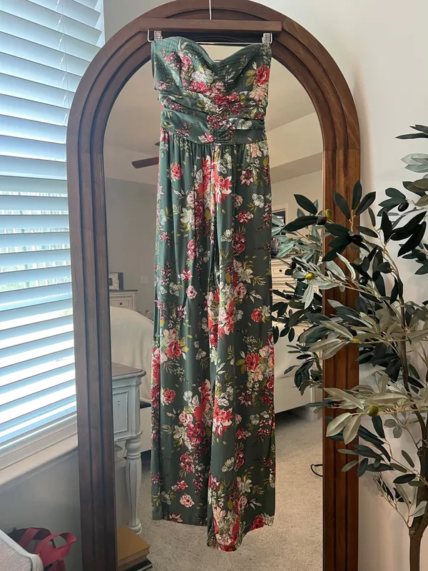 BOG Collective Floral Strapless Jumpsuit/Romper - Image 2