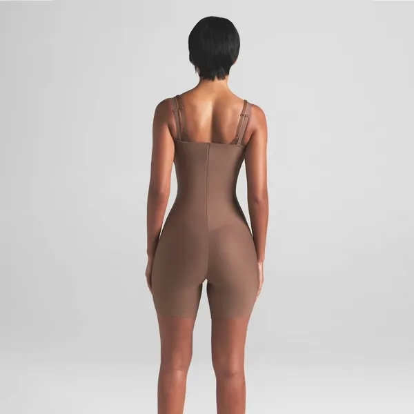 SKIMS BODY Black High-Waist (G23) Mid-Thigh Shapewear Bodysuit size M JASPER - Image 3