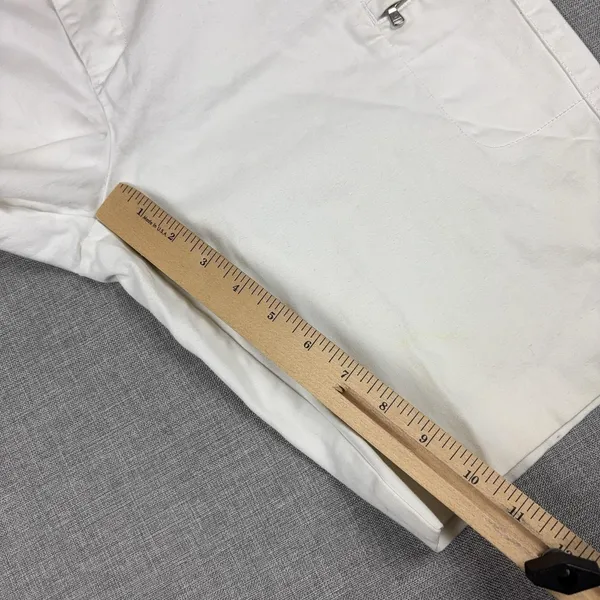Lauren Ralph Lauren Shorts Womens 10 White Bermuda Twill Cotton Blend Cargo - Image 2