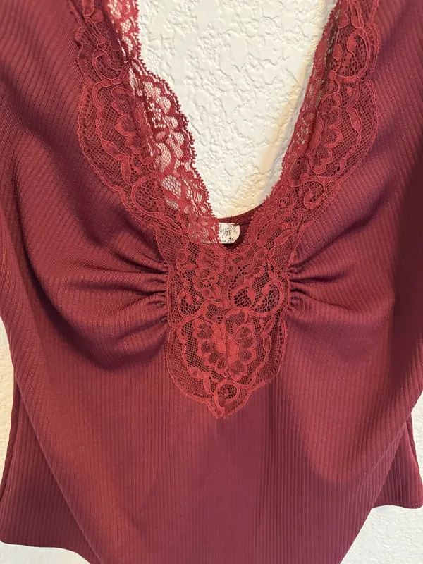 Red body suit Size M - Image 2