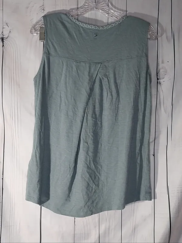 Kuhl Shay Sage Green Lightweight Casual Gorpcore Outdoor Travel V-Neck Tank Top - Image 5