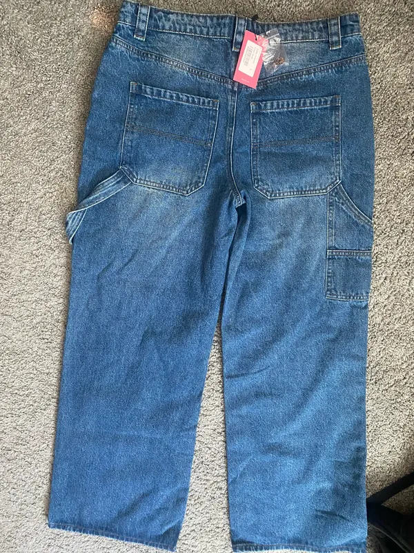 Edikted Jeans Low-Rise Raelynn Washed Large Women’s - Image 4
