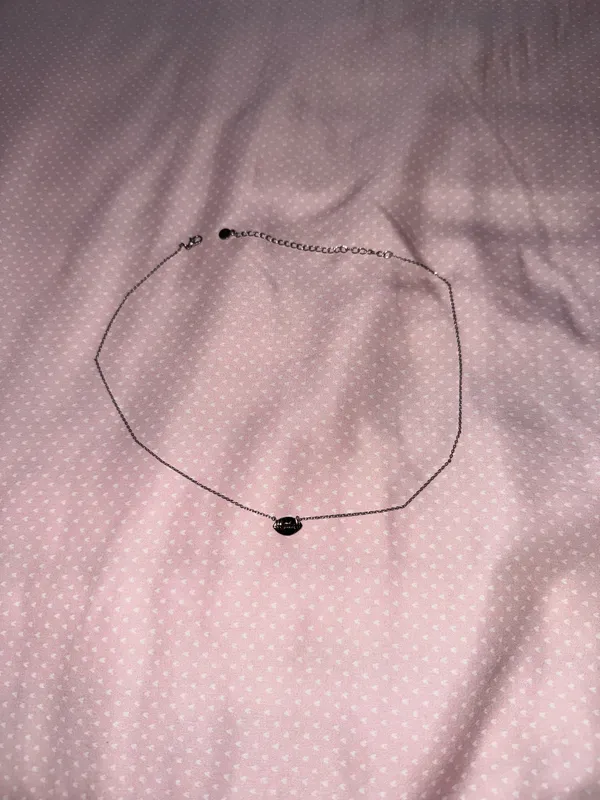 Francesca's Silver Football Necklace - Image 2