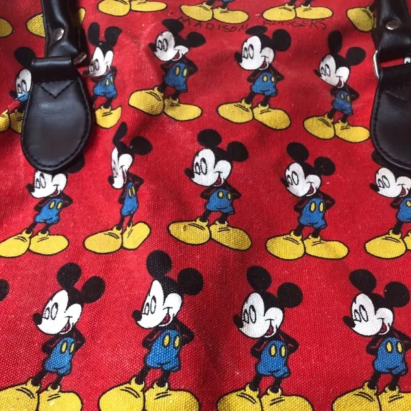 Disney Mickey Mouse Tote Bag Large Red - Image 2