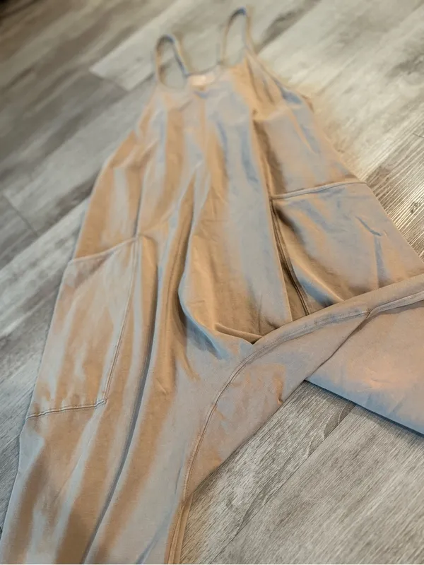 Spiritual Gangster Free People Hot Shot Jumpsuit in Mocha Latte Size XS - Image 7
