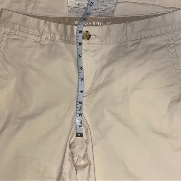 Banana Republic Tan Straight Leg Chinos Versatile Style Size 8 - Image 9