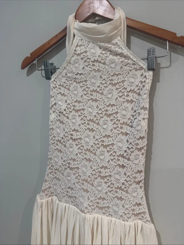 NWT Runaway the Label • judith maxi dress in cream sz XS - Image 8