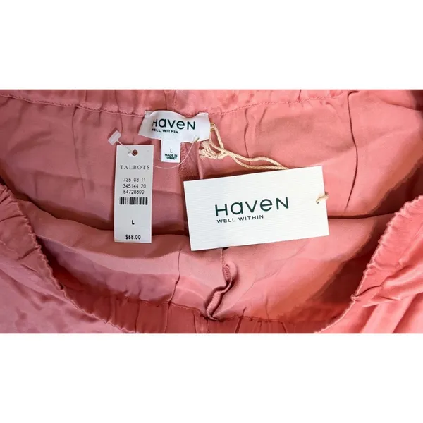 Haven Well Within NWT Silky‎ Pajama Shorts Pink L Loungewear Soft - Image 5