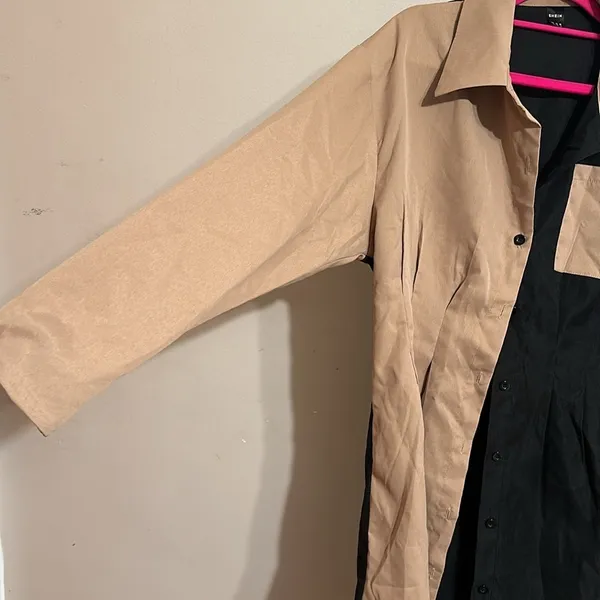 SheIn Botton Down Shirt Dress - Image 3
