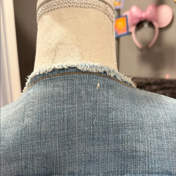 Anthropologie Pilcro and the‎ letterpress Denim and Olive Jean Jacket small - Image 5