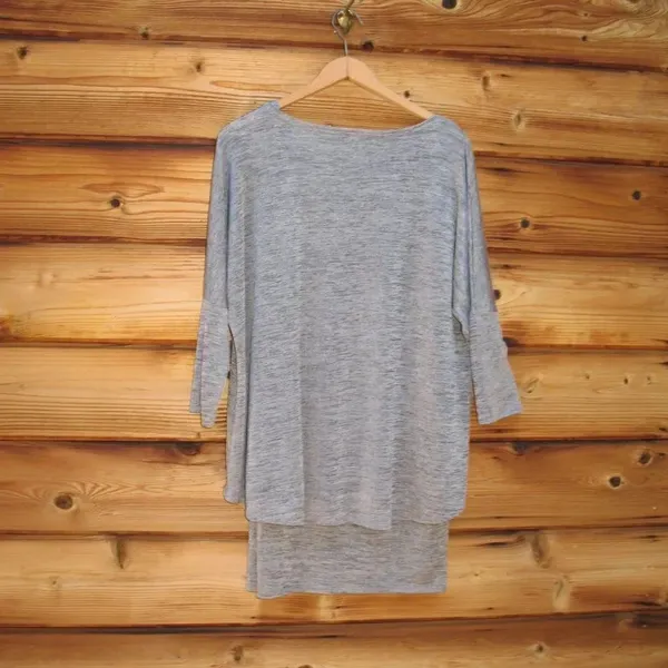 Joseph Ribkoff Grey Tunic Top - Image 5
