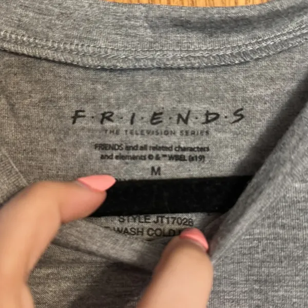 FRIENDS Central Perk Gray Short Sleeve Shirt - Image 3