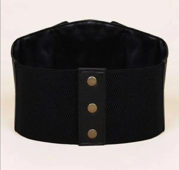 Black Corset Belt Steampunk New - Image 2