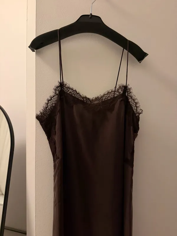 Mango Lace Slip Dress - Image 4