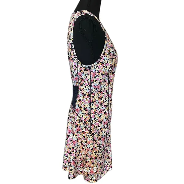 Athleta Floral Court Dress Petite Medium Sleeveless Active Tennis Golf - Image 6