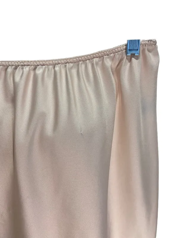 Vintage Bali Slip Skirt Pink Size M Cottagecore Coquette Spring Satin Bohemian - Image 7