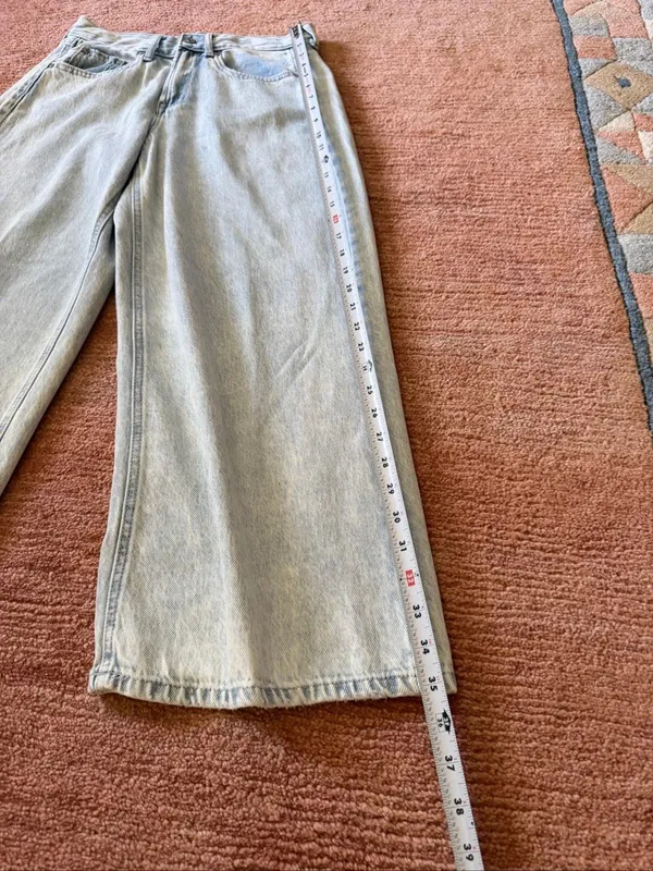 Rewash High Rise Acid Wash Denim Culotte Jeans Size 5/27 - Image 5