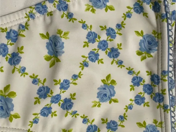 Wild Fable Floral String Bikini Set — Blue & White — Size S (4–6) — NWT - Image 2