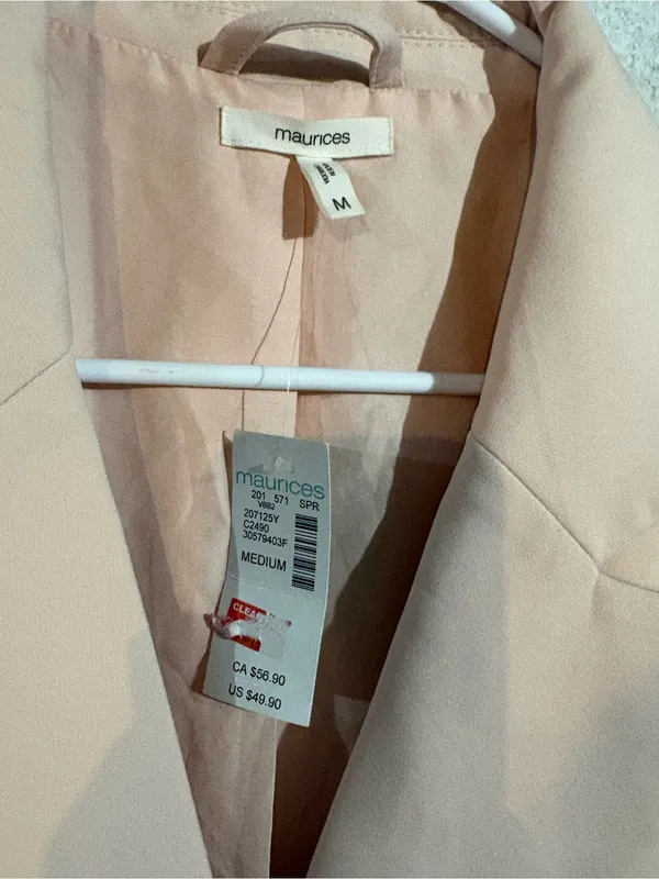 Maurices Premia Double Breasted Blazer | Size: Medium - Image 4