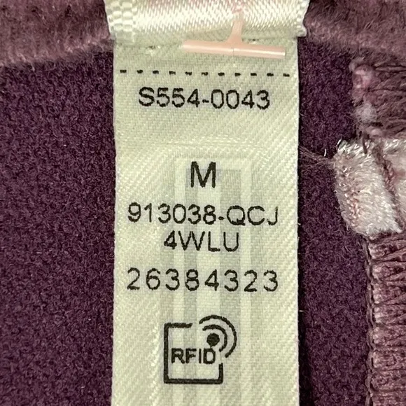 PINK Victoria's Secret Crushed Velvet Strappy Triangle Bralette Mauve Purple‎ M - Image 8